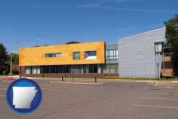 Hartford Art School in West Hartford, Connecticut - with Arkansas icon