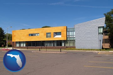 Hartford Art School in West Hartford, Connecticut - with Florida icon