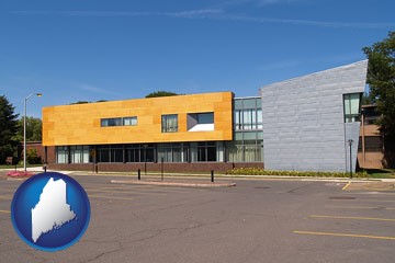 Hartford Art School in West Hartford, Connecticut - with Maine icon