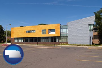 Hartford Art School in West Hartford, Connecticut - with Nebraska icon